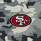 NFL San Francisco 49ers Camo Steam Deck Handheld Gaming Computer Skin
